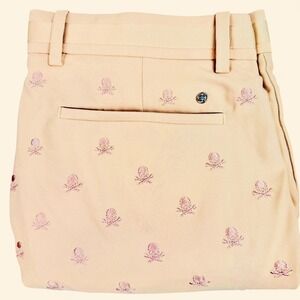 G/Fore Shorts Mens Sz 33x9 Skull Embroidered Golf Dressy Performance Golf Wear